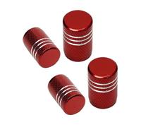 Tappi per valvole ruota Per FIAT PANDA Cappucci Valvole Pneumatici Per Ruote Auto Coperture Steli(Red 1)