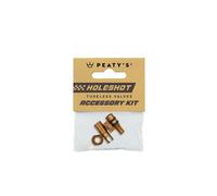 Tappi per valvole tubeless peaty s v2 holeshot fast flow color bronzo bourbon