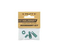 Tappi per valvole tubeless peaty s v2 holeshot fast flow verde giada