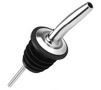 Tappi per vino, 12 pezzi, a flusso libero, in acciaio inox, con beccuccio affusolato, set di 12 accessori da bar, decanter (12 pezzi, oro)