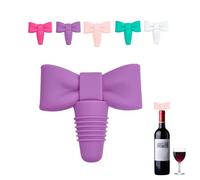 Tappi per vino a forma di fiocco natalizio, in silicone, accessori riutilizzabili per vino, guarnizione sottovuoto universale per W-ine/champagne/birra/liquori, mantiene W-ine fresco