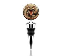 Tappi per vino a forma di serpente a bocca aperta, decorativi, a prova di perdite, riutilizzabili, eleganti, per regali, bar, feste, matrimoni