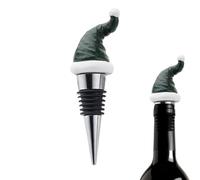 Tappi per vino con cappello da Babbo Natale per bottiglie di vino, tappo per bottiglia di di Natale - Tappo superiore per bottiglia di,Bottiglie di liquore di olio d'oliva Tappo di, dec