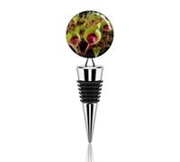 Tappi per vino con piante carnivore per bottiglie di vino Tappo per bottiglia di vino con lega di zinco Tappi per vino riutilizzabili a prova di perdite per feste mantengono il vino fresco adatto per