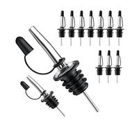 Tappi per vino, confezione da 12 versatori, beccuccio per bottiglie di liquore, dispenser per olio d'oliva, tappi antipolvere per decanter (12 pezzi)