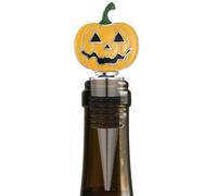 Tappi per vino di Halloween per bottiglie - Decorazione di Halloween in lega con design a e guarnizione del vino - Forte chiusura per champagne come accessorio da cucina e decorazione per feste