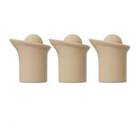 Tappi per vino in silicone, 3 pezzi, 2025, con guarnizione a 7 strati, sigillanti a prova di perdite, per birra, champagne, olio d'oliva, salsa di soia, casa, bar, cucina (champagne)