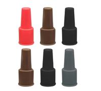 Tappi per vino in silicone per bottiglie | 6 pezzi di chiusura morbida impermeabile impermeabile e riutilizzabile universale ed elegante - copritappo impermeabile per bottiglie e vini, per birra