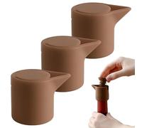 Tappi Per Vino Per Bottiglie,Tappo per Champagne Riutilizzabile | Ermetici In Silicone Salvavino 3 Pezzi Per Casa Cucina Degustazioni Appassionati