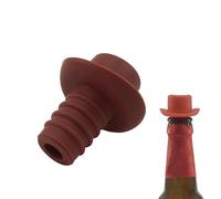 Tappi Per Vino Per Cappelli - Salvavino Riutilizzabile In Silicone Con Guarnizione In Silicone | Strumento Per Sigillare Il Design Del Cappello A Cilindro Per Succhi, Champagne E Vini