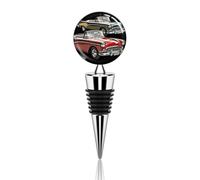 Tappi per vino sottovuoto divertente tappo per vino auto classiche Roadster Old Fashioned Tappi per bottiglie di vino a prova di perdite Tappi per risparmiare pompa di vino Riutilizzabile Sigillante