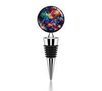 Tappi per vino sottovuoto divertente tappo per vino colorato arcobaleno stelle tappi per bottiglie di vino a tenuta stagna tappi per bottiglie di vino riutilizzabili sigillanti per mantenere il vino