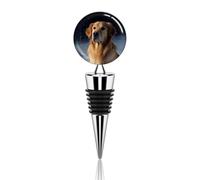 Tappi per vino sottovuoto divertente tappo per vino Golden Retriever Tappi per bottiglie di vino a tenuta stagna Tappi per risparmiare pompa di vino Tappi riutilizzabili per bottiglie di vino per