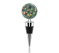 Tappi per vino sottovuoto divertente tappo per vino insetti Atlante tappi per bottiglie di vino a tenuta stagna tappi per risparmiare pompa di vino tappi riutilizzabili sigillanti per bottiglie di