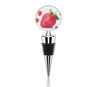 Tappi per vino sottovuoto divertenti tappi per bottiglie di vino alla fragola tappi per bottiglie di vino a tenuta stagna tappi per risparmiare bottiglie di vino riutilizzabili sigillanti per