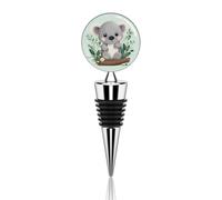 Tappi per vino sottovuoto divertenti tappi per bottiglie di vino Koala tappi per bottiglie di vino a tenuta stagna tappi per risparmiare bottiglie di vino riutilizzabili sigillanti per mantenere il