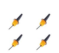 Tappi per vino, versatori, 100 pezzi, in acciaio inox, per liquori e liquori (100 pezzi, arancione)
