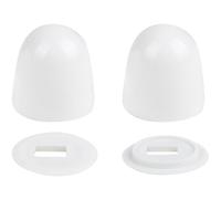 Tappi per Wc Bianco Abs 1 Paio Copribulloni per Toilette