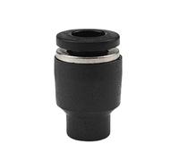 Tappi pneumatici Tappi Raccordi Connettori pneumatici Resistente alla corrosione Adatto per 5/16 Applicazione Tubo dell'aria Spingere per collegare spine