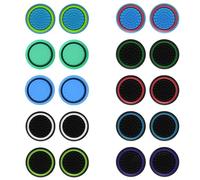 Tappi Pulsanti in Silicone, 20 pezzi PS5 controller sticks ps5 controller accessories Silicone Joystick Protection Attachments for Xbox One Series, Joystick Protection Attachments (Multiple Colours)