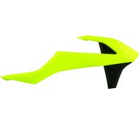 TAPPI RADIATORE (SET) KTM SX/SXF `16-18 EXC `17-19 GIALLO FLUO