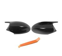 Tappi retrovisore auto Copertura in vetro for specchietto retrovisore, ricambio for pasta ABS, adatta for BMW Serie 1 3 E87 E81 E82 E90 E91 E92 E93(Carbon Fiber Pre-LCI)