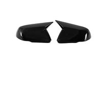 Tappi retrovisore auto Per Ford 15-22 US Version Side Wing 1 | Pair Mirror Rhyming Pair Rearview Cover Sticker Cap With/No Turn Calotta specchietto retrovisore(3 Glossy Black)