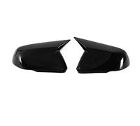 Tappi retrovisore auto Per Ford US Version Side Wing Mirror | 2015-2022 Cap With/No Signal Light Case Trim Calotta specchietto retrovisore(2-Glossy Black)