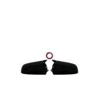 Tappi Retrovisori 2 Pezzi Per A3 S3 8P 2005-2008 Per A4 S4 B6 B7 8E 8H Per A6 S6 C6 4F Calotte Specchietti Laterali Auto Retrovisore Lato Copri(Bright black)