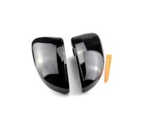 Tappi Retrovisori 2 Pezzi Per Polo 6R 6C 2010 2011 2012 2013 2014 2016 2017 Copri Specchietto Retrovisore Auto Calotte Specchietti(Bright black)
