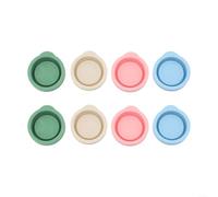 Tappi riutilizzabili per bottiglie di vetro, 48 mm, in silicone (8 pezzi) | Su misura per Stanpac & per libbey, 48 mm di diametro, materiale in silicone, chiusura ermetica, colori colorati