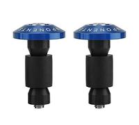 Tappi scorrevoli KIMISS Universal 1Pair per barre per moto per la maggior parte delle motociclette con manubrio diametro 22 mm (7/8 pollici). (Blu)