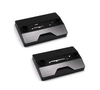 Tappi Serbatoi Freno Per Varadero XL1000 XL125 XL 1000 125 V Accessori Moto CNC Serbatoio Freno Anteriore Coperchio Serbatoio Fluido Tappo Coppa Olio(Black)