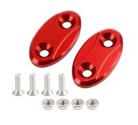 TAPPI SPECCHIETTI COPRI SPECCHIO COPPIA ROSSO PER BMW S1000RR / HP4 2009-2019 Y1
