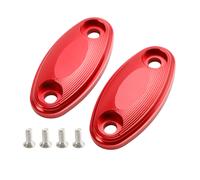 TAPPI SPECCHIETTI COPRI SPECCHIO COPPIA ROSSO PER HONDA CBR 650 F R 2014-2019 H7