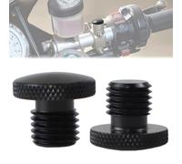 Tappi specchietti moto,Vite accessori moto,Universal Tappi specchiettimanubrio Alluminio CNC,Applicabile a maggior parte delle,1*M10 Orario + 1*M10 Antiorario