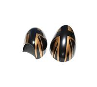 Tappi Specchietti Per Mini Per R50 Per R52 Per R53 Hatchback Accessori Decorativi Auto Copri Specchietti Retrovisori Auto 2 Pezzi Calotta Specchietto(Gold Jack)