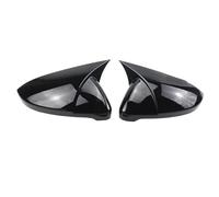Tappi Specchietti Per VW Per Golf Per MK7 Per GTI 7R Per Touran L 2013-2020 2x Copri Specchietto Retrovisore Aggiuntivo Stile Clacson Nero Lucido Calotta Specchietto