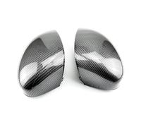 Tappi specchietto retrovisore auto Copertura Specchietto Retrovisore Porta Laterale Per Fiesta MK7 2008 -2017 Tappo Involucro Specchietto Retrovisore Laterale Sinistro E Destro 2 PZ(Carbon Look black)