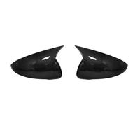 Tappi Specchietto Retrovisore Auto Per Kia Per Forte Per K3 Per Cerato 2019-2022 Copertura Specchietto Retrovisore Esterno Auto, Finitura Tappo Parafango Carbonio/nero Lucido(Look in carbonio)