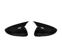 Tappi Specchietto Retrovisore Auto Per Kia Per Forte Per K3 Per Cerato 2019-2022 Copertura Specchietto Retrovisore Esterno Auto, Finitura Tappo Parafango Carbonio/nero Lucido(Nero lucido)
