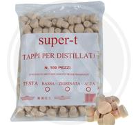 Tappi "Super-T" Testa Zigrinata distillati grappa vino olio aceto