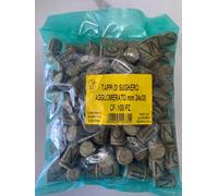 TAPPI TAPPO IN SUGHERO AGGLOMERATO PARAFFINATO 24x38 CONFEZIONE DA 100 PEZZI