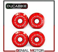 Tappi Telaio Allum Rosso TTMSR01A Ducabike Ducati Monster S2R 1000 2003 > 2008