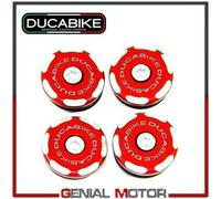 Tappi Telaio in Alluminio Rosso TTSC02A Ducabike Ducati Sport 1000 2006 > 2009