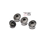 Tappi telaio nero Ducati Monster 1200 S 2017-18 CNC Racing TT335B