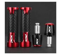 Tappi Terminali Manubrio Moto Manopole Manubrio PER PCX 125 250 PCX PCX125 PCX150 PCX 125 150 ALLYEAR 2024 2023 2022(Red Black)