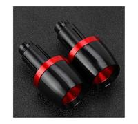 Tappi Terminali Manubrio Per Tuono Per V4 1100RR Per FACTORY 2017-2022 2023 2024 Accessori Per Moto Manopole Manubrio Slider Cap Bar Ends(Red with logo)
