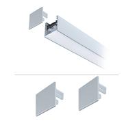 Tappi terminali Paulmann Linion, cromati, in plastica, set da 2 pezzi Paulmann