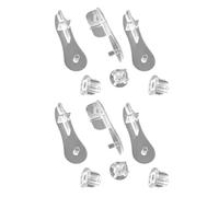 Tappi terminali per binari per avvolgibili Compatibilità con più marche e facile da installare Copertura per binari inferiori per tende per finestre Coperture terminali antipolvere